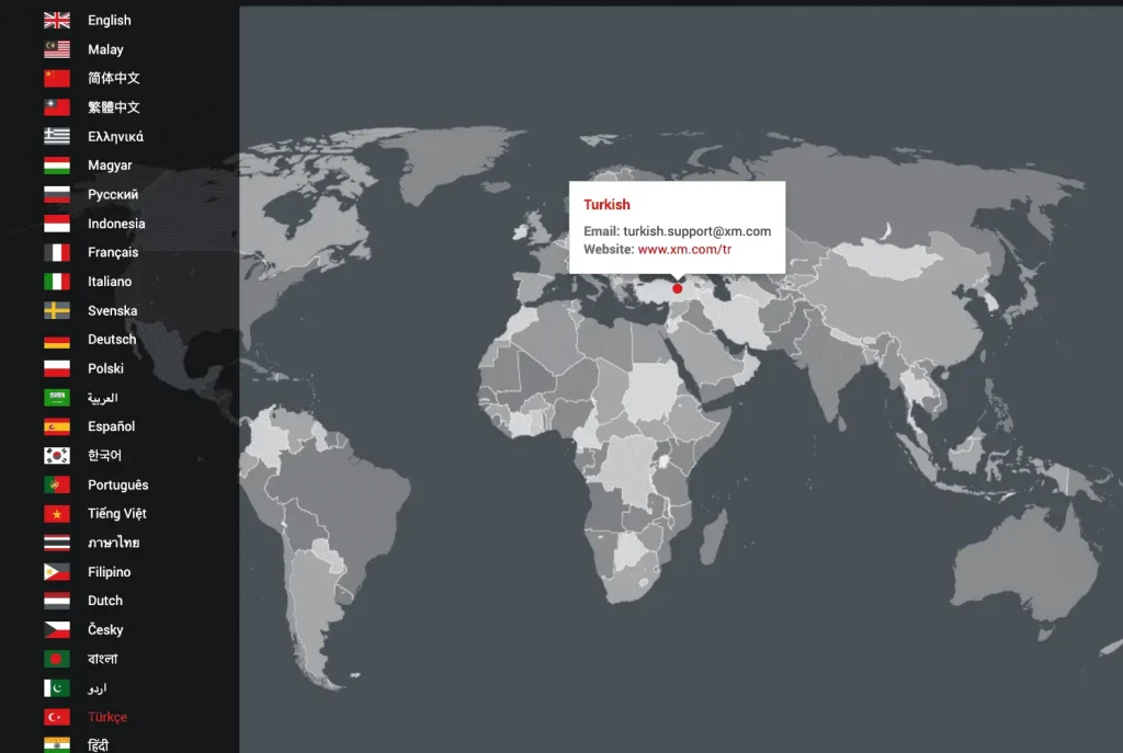 xm map